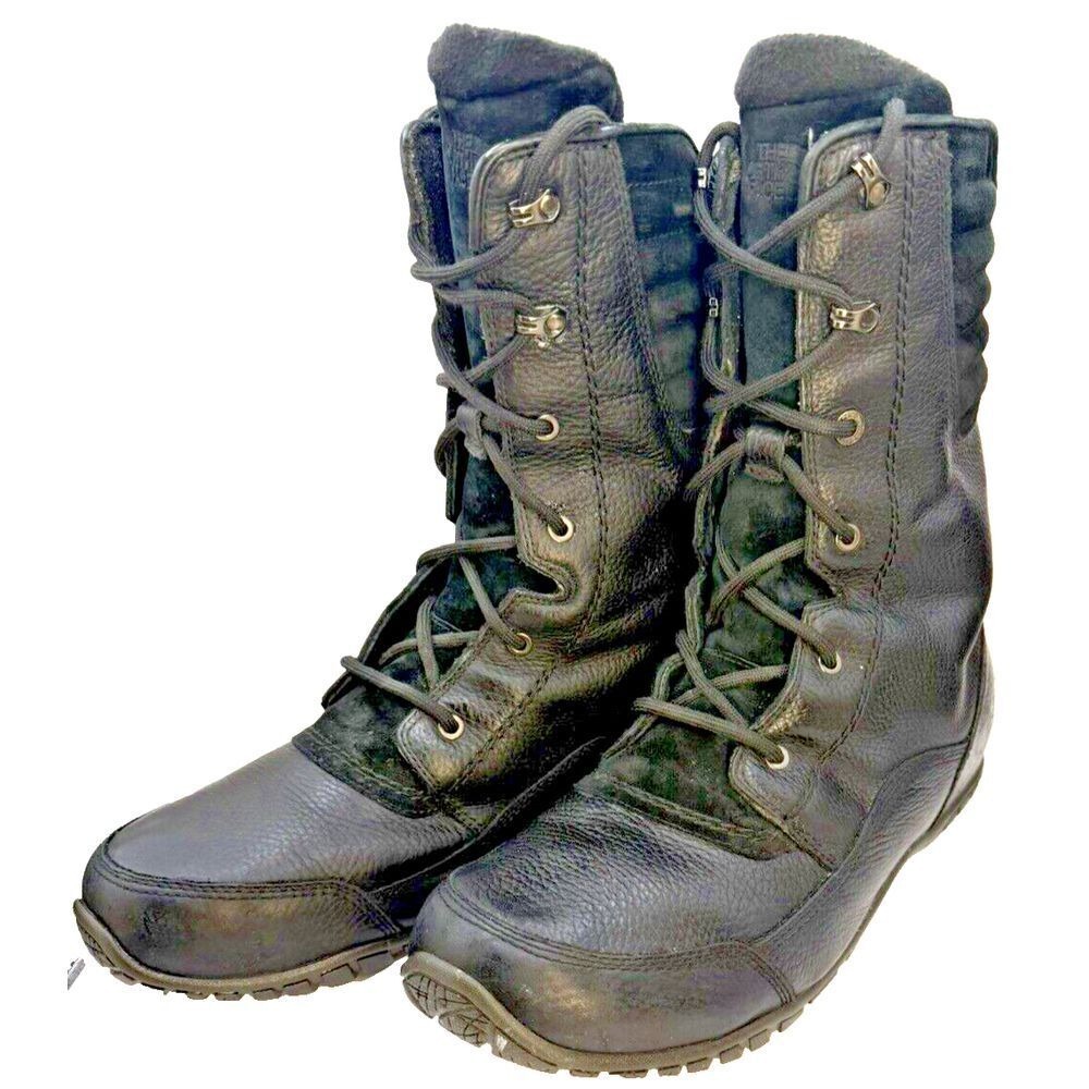 The North Face Boots Black Sz 11 Leather Combat Tactical Military Lace Winter